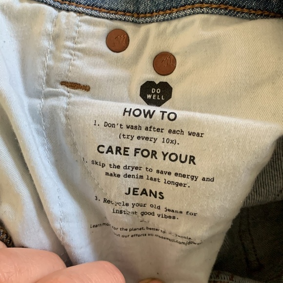 Madewell The Perfect Vintage Straight Jean medium Wash‎ size 24 - Picture 6 of 6
